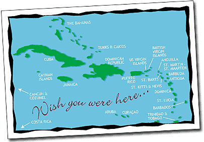 caribbean-map-postcard